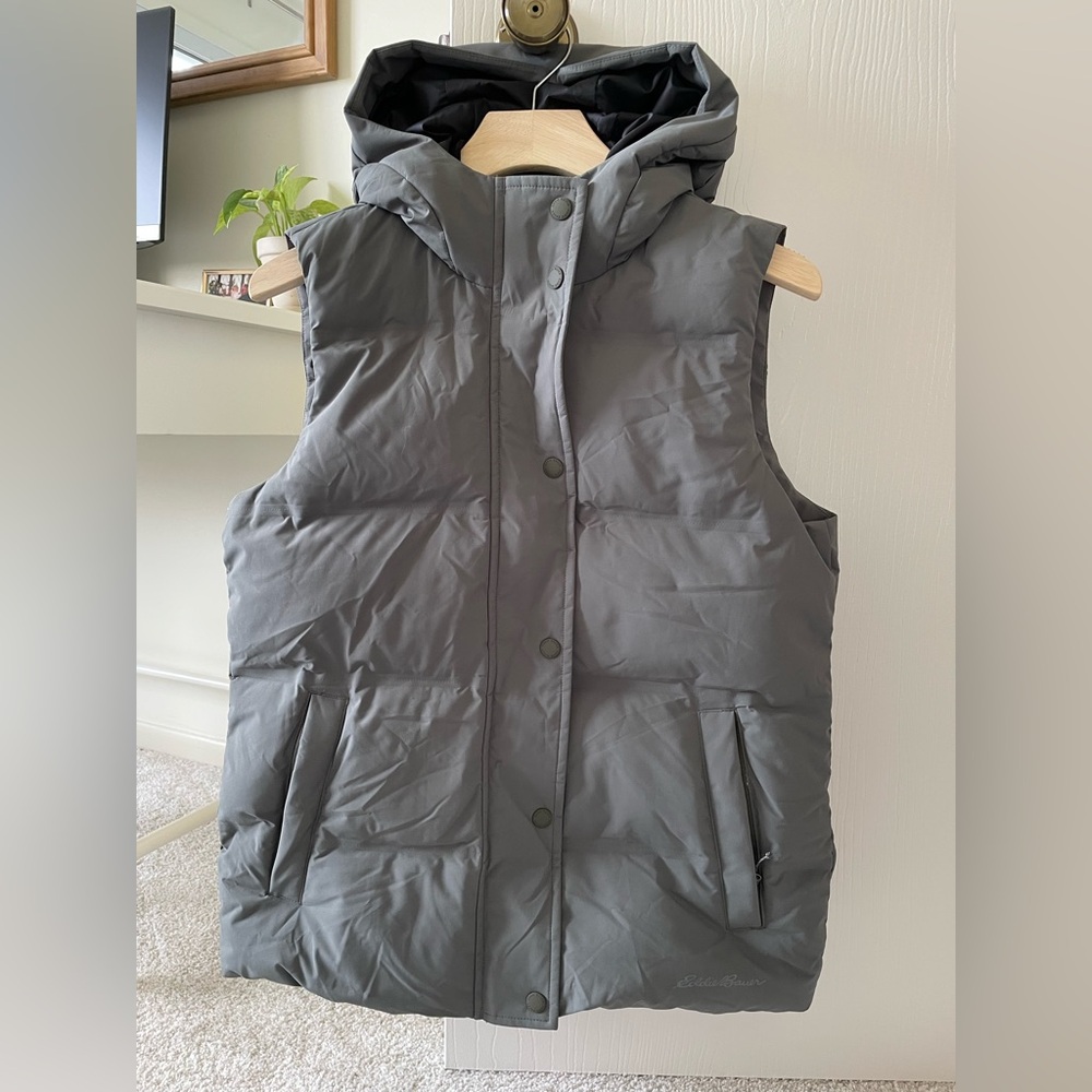 Eddie Bauer Hooded Puffer Vest